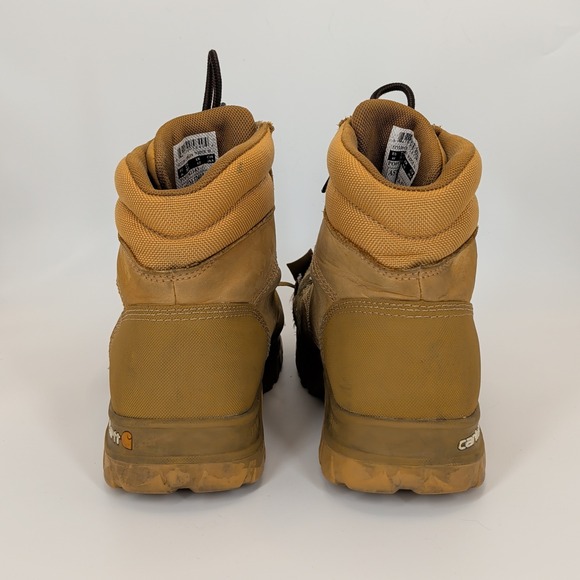 Carhartt Waterproof Steel‎ Toe Work Boots Mens Size 10.5 Tan CMF6356 EH main image 9